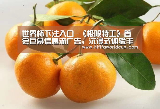 世界杯下注入口-《极限特工》首尝巨幕信息流广告,沉浸式体验丰富细节(图3) 世界杯下注官网